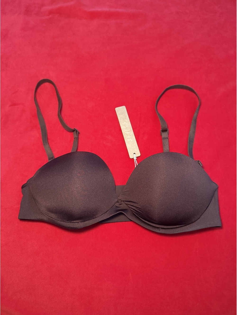 Skims Ultimate Push Up Strapless Bra Color Cocoa Size 34D
